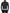 Black Gray Wool Logo Pullover Sweater