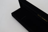 Black Velvet Logo Plaque Storage Bracelet Jewelry Box