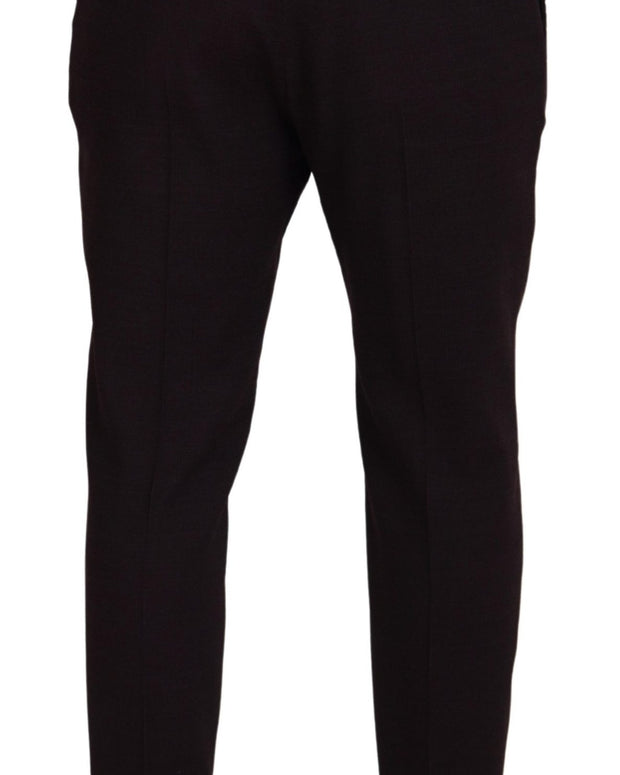 Brown Cotton Chino Men Pants