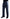 Blue Cotton Straight Fit Pants