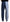 Blue Cotton Straight Fit Pants