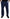 Blue Cotton Straight Fit Pants