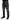 Black Multicolor Print Tattered Denim Jeans