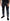Black Cotton Color Splash Print Denim Jeans
