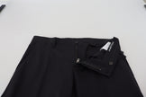 Black Wool Chino Formal Pants