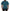 Blue Logo Print Crewneck Cotton T-shirt