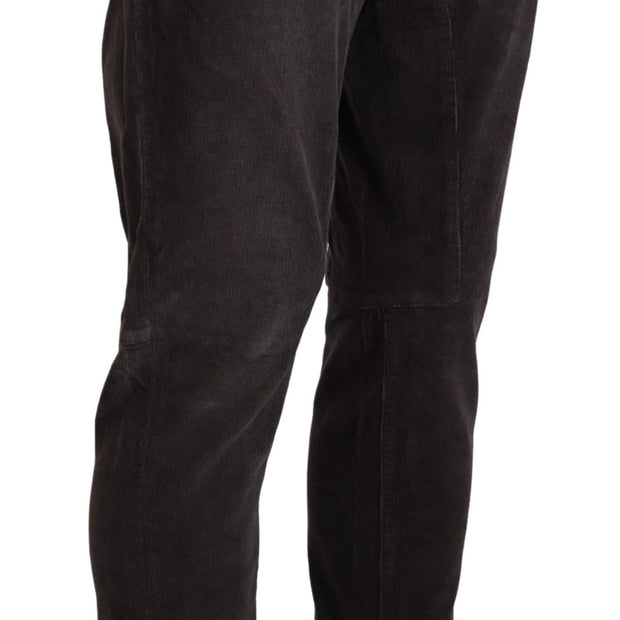 Elegant Corduroy Brown Pants