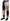Multicolor Cotton Patchwork Pants