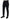 Black Wool Striped Chino Pants