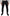 Black Wool Striped Chino Pants