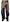 Multicolor Silk Patchwork Men Denim Jeans