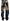 Multicolor Silk Patchwork Men Denim Jeans