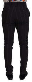 Black Wool Chino Formal Men Pants