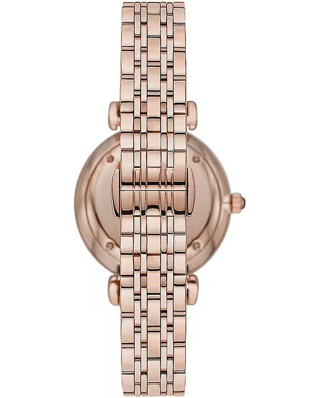 Elegant Rose Gold-Tone Ladies Watch