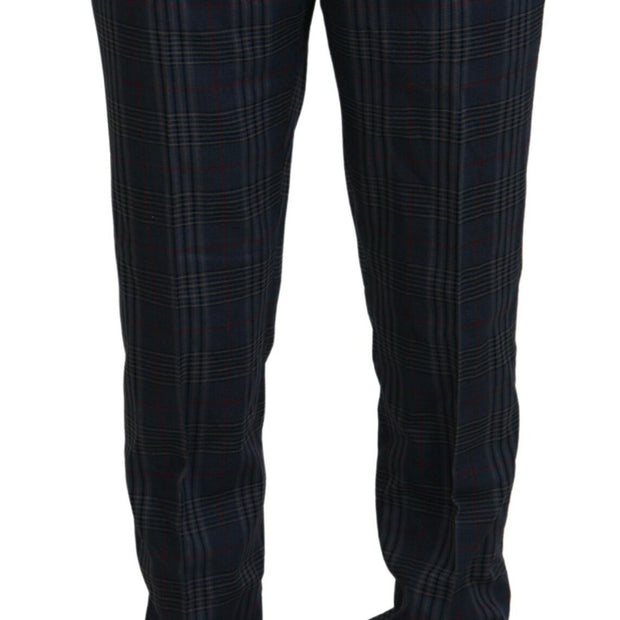 Elegant Multicolor Pure Wool Trousers