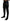 Black Shining Nylon Skinny Men Pants
