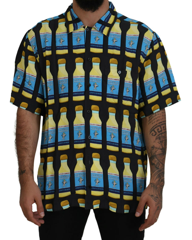 Multicolor Printed Viscose Casual Shirt