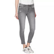 Gray Cotton Women's Jeans