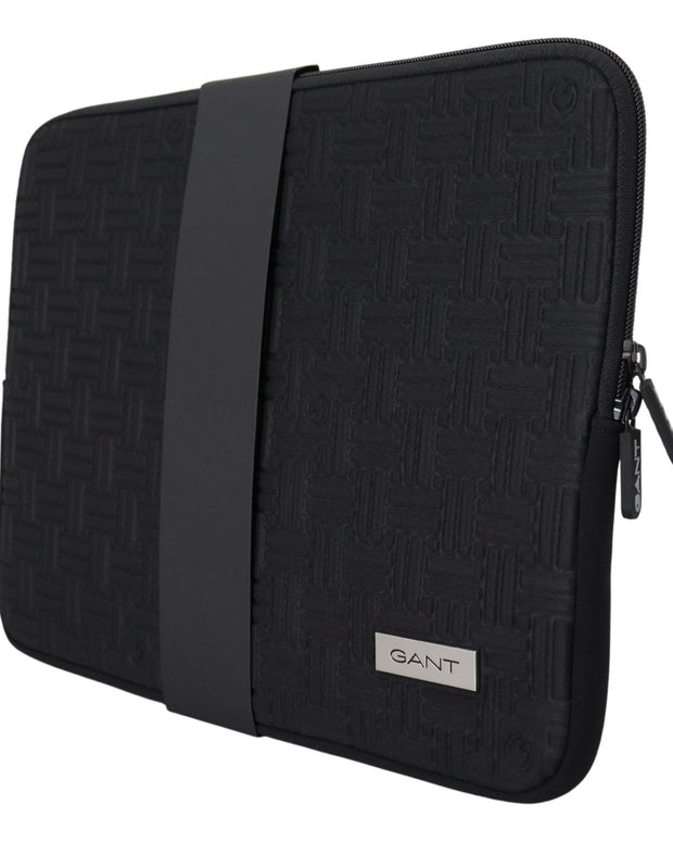 Black Padded Pouch Bag Zipper Cover Sleeve Case