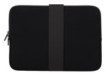 Sleek Black Neoprene Laptop Sleeve