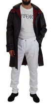 Black Trench Hooded Parka Cotton Jacket