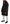 Black Trench Hooded Parka Cotton Jacket