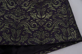 Gold Purple Baroque Jacket Blazer Robe