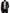 Black Silver Jacquard Slim Fit Jacket Blazer
