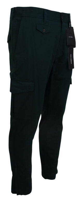Green Cargo Cotton Stretch Jeans Pant