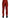 Red Silk Bird Print Dress Pants