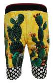 Multicolor Cactus Print Sweat Shorts