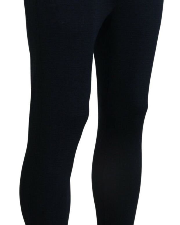 Blue Mens Sport Cotton Sweatpants Pants