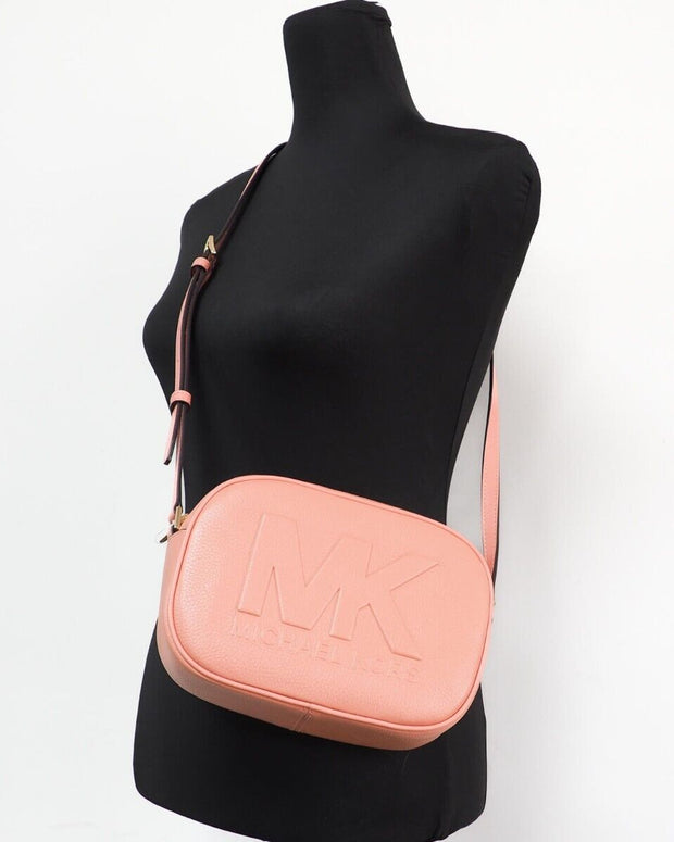 Jet Set Travel Medium Sherbert Leather Oval Camera Crossbody Bag