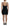 Black Fit Wool Stretch Sheath Mini Dress