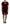 Maroon Nylon Two Layer Shift Mini Dress