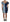 Two Tone Blue Patchwork Denim Mini Dress