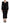 Black Viscose Bodycon Sheath Midi Dress