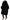 Black Cashmere Blend Faux Fur Coat Jacket