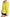 Yellow Nylon Quilted Hooded Pullover Jacket