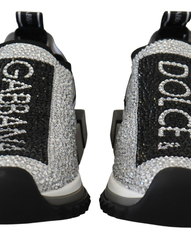Silver Rhinestones Sorrento Sneakers Shoes