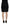Black Brocade Mini Above Knee Pencil Skirt