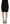 Black Brocade Mini Above Knee Pencil Skirt