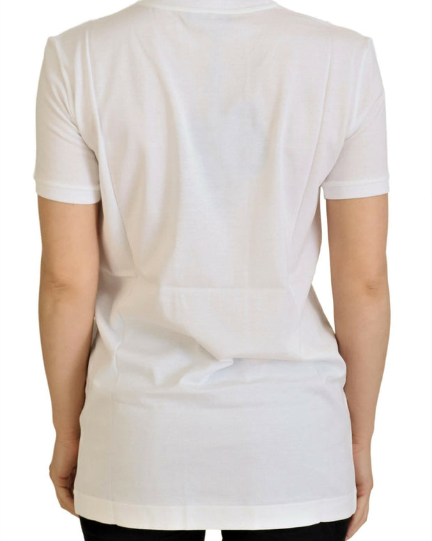 White Cotton DG Loves SUD  T-shirt
