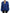Blue Color Splash Mohair Cardigan  Sweater