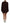 Maroon Wool Knit Deep V-neck Cardigan Sweater