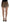 Brown Leopard Print Wool A-line Mini Skirt