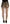 Brown Leopard Print Wool A-line Mini Skirt