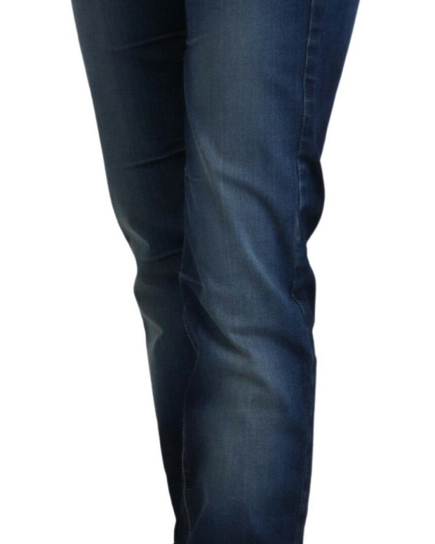 Blue Cotton Women Casual Denim Jeans