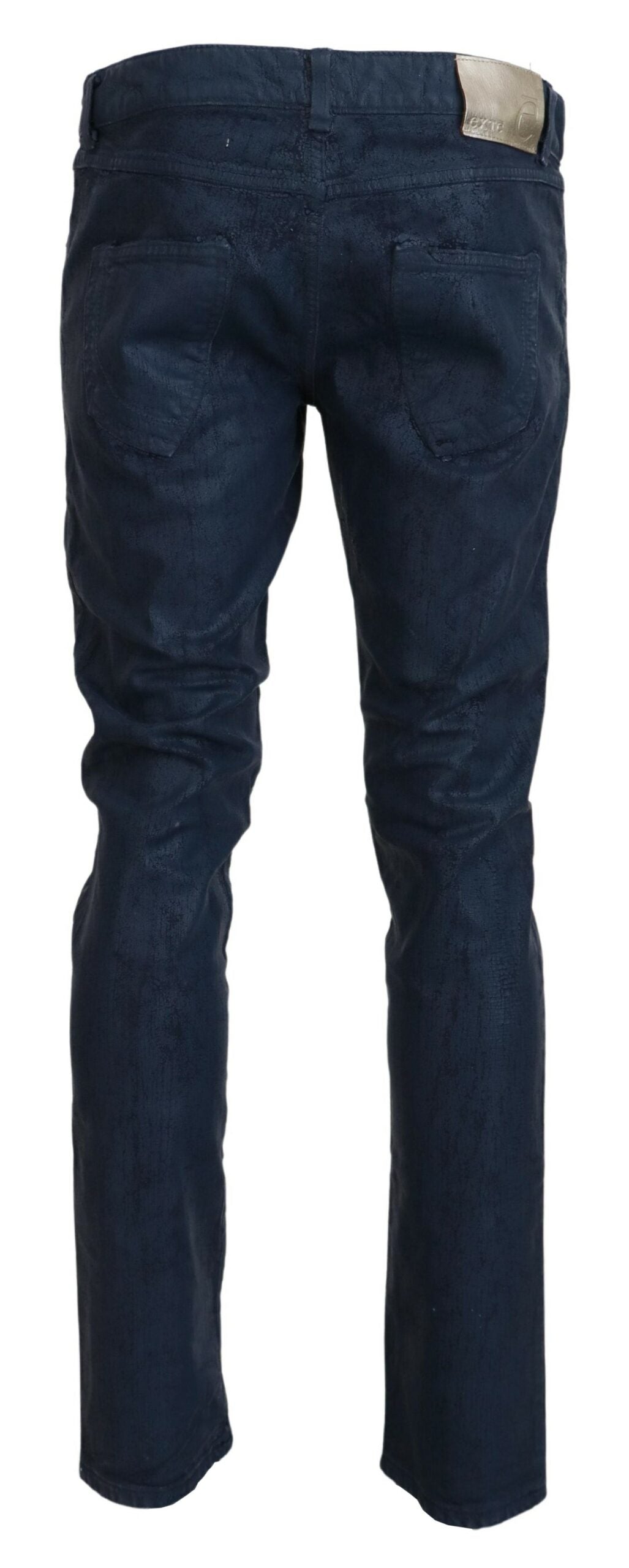 Chic Tapered Blue Denim Jeans