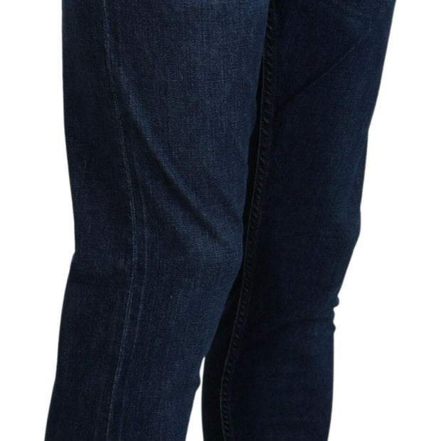 Exquisite Tapered Italian Denim in Blue